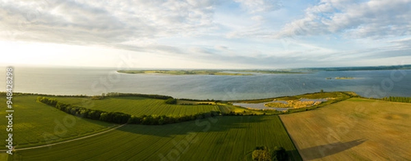 Obraz Poel Island in Northern Germany from the air