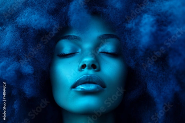 Obraz Celebrating diversity in the workplace with a joyful, wheelchair-bound colleague