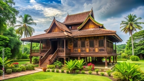 Fototapeta malay+house