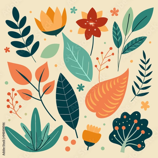 Obraz seamless floral pattern