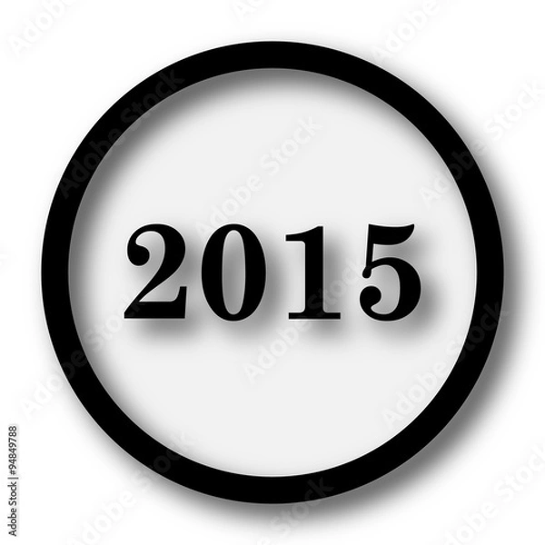 Fototapeta Year 2015 icon