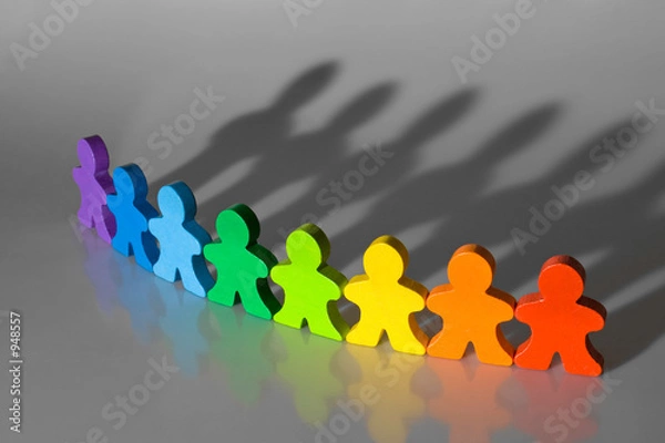 Obraz diversity and teamwork