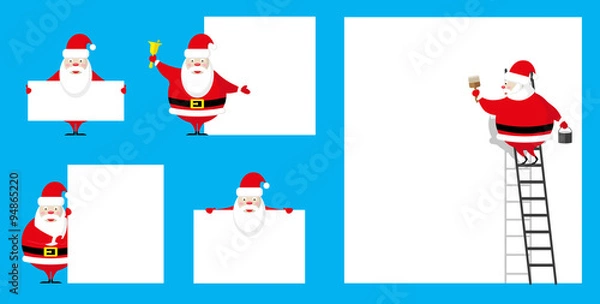 Fototapeta Set vectors design elements: 12 Christmas gift socks