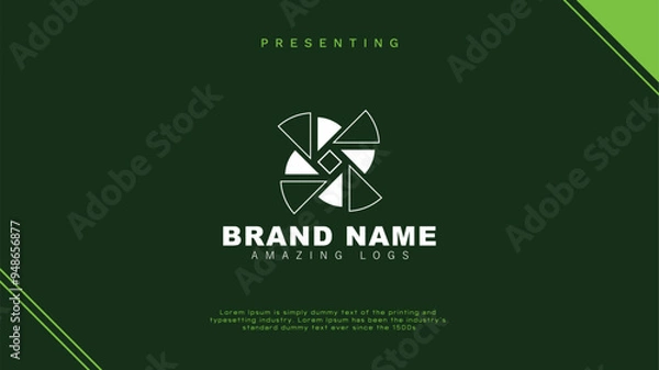 Obraz Circle shape Logo design, Round wheel shape Logo design, Vector Logo design