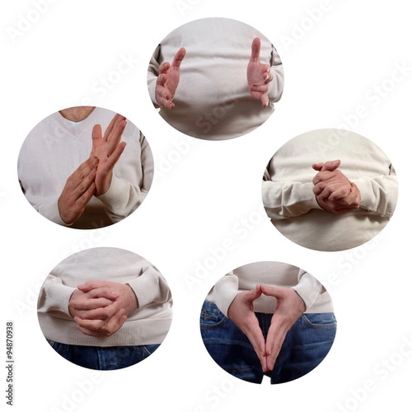 Obraz man bosy language postures