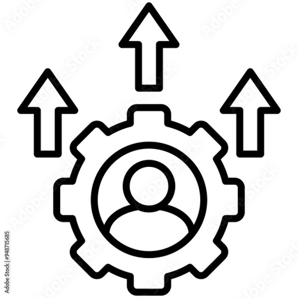 Fototapeta Skill Development Icon