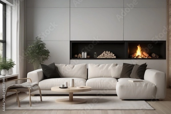 Obraz living room interior