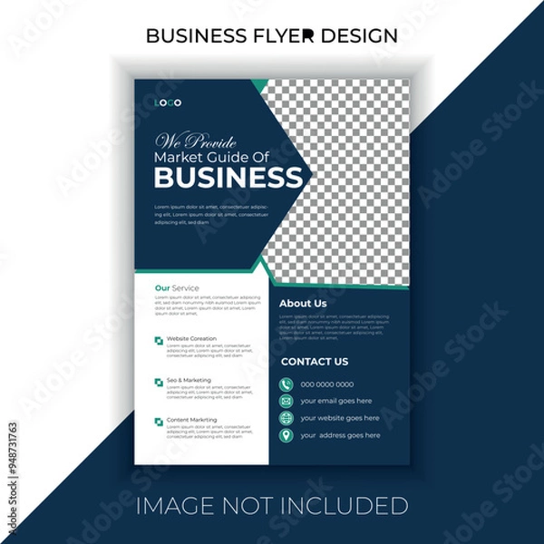Obraz Corporate Business flyer template vector design