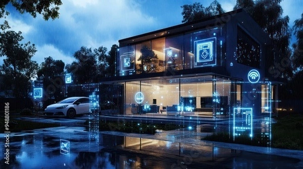 Obraz Smart Home Technology Futuristic Design