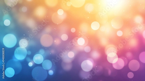 Fototapeta Abstract blurred gradient background in vibrant colors, evoking a sense of calm and creativity, perfect for design projects and artistic expressions