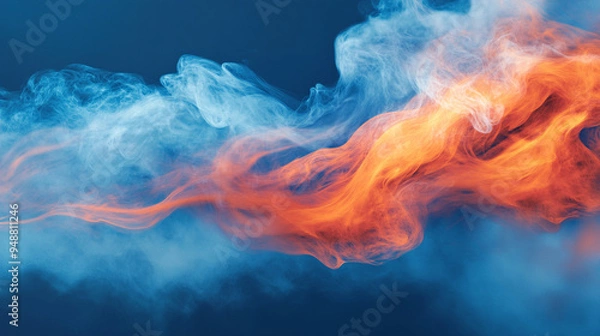 Fototapeta Abstract blurred gradient background in vibrant colors, evoking a sense of calm and creativity, perfect for design projects and artistic expressions