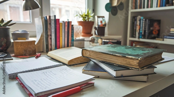 Obraz room with books