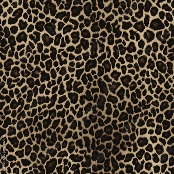 Obraz 
leopard background wild cat skin texture, real hairy print