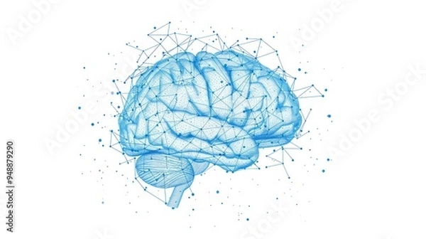 Obraz Abstract Brain Illustration