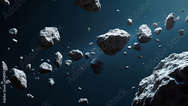 Obraz Asteroid belt