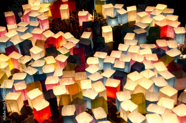 Fototapeta 広島の灯籠流し