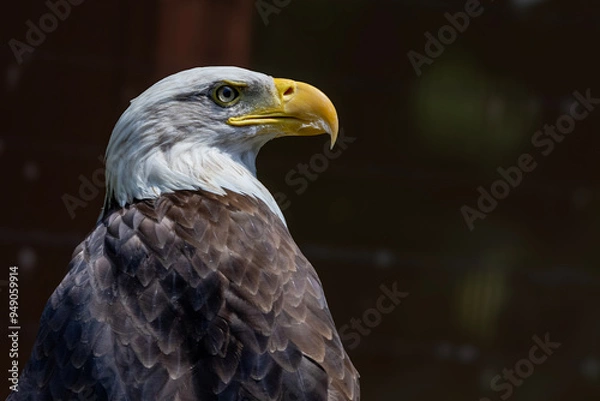 Obraz Bald Eagle Cloeup Portrait
