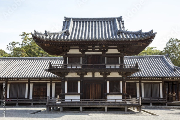 Fototapeta 世界遺産唐招提寺鼓楼