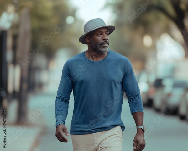 Fototapeta man in hat