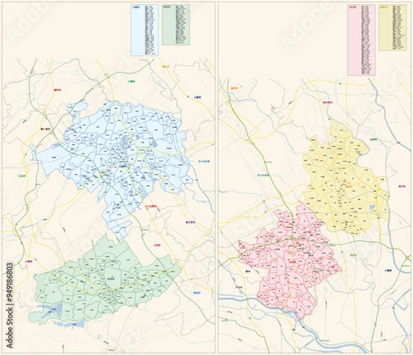 Obraz 埼玉県／川口市・川越市・所沢市・越谷市