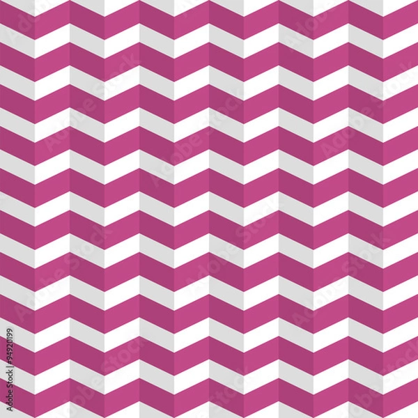 Obraz Zig Zag Pattern, Pink Design