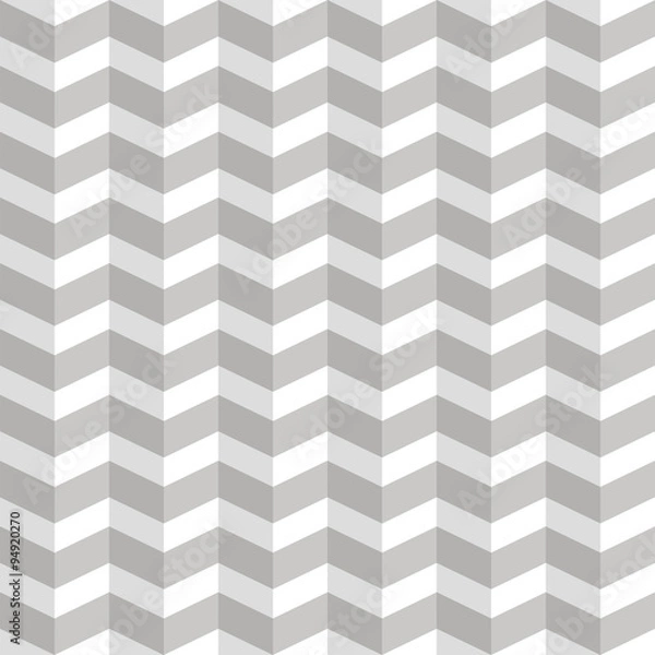 Obraz Zig Zag Pattern, Grey Design