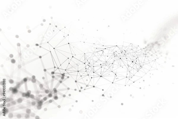 Fototapeta A close-up of a white surface with evenly spaced dots and lines, great for use in illustrations or designs