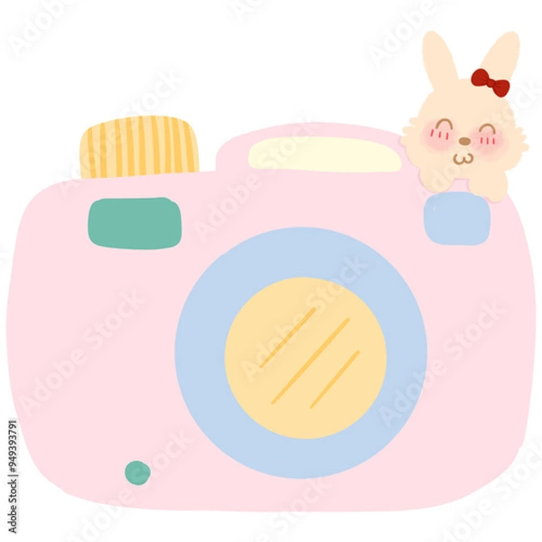 Fototapeta camera cartoon