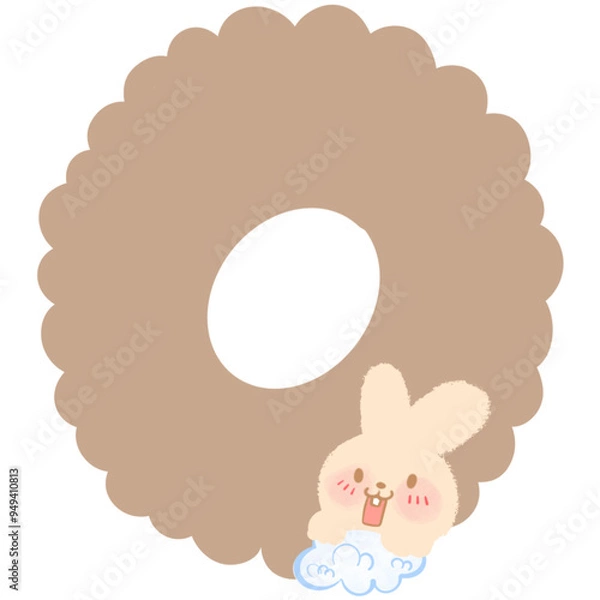 Fototapeta Number rabbit