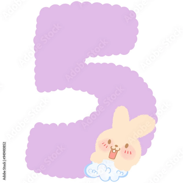 Fototapeta Number rabbit