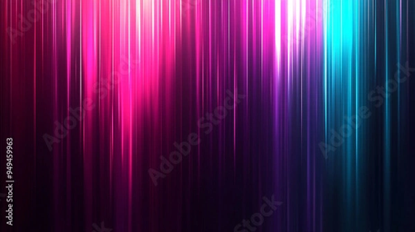 Fototapeta Abstract neon purple plasma pink blue and black mixed gradient bright background with vertical stripes 