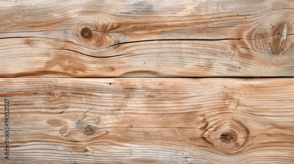 Fototapeta A wooden surface with a lot of texture and grain