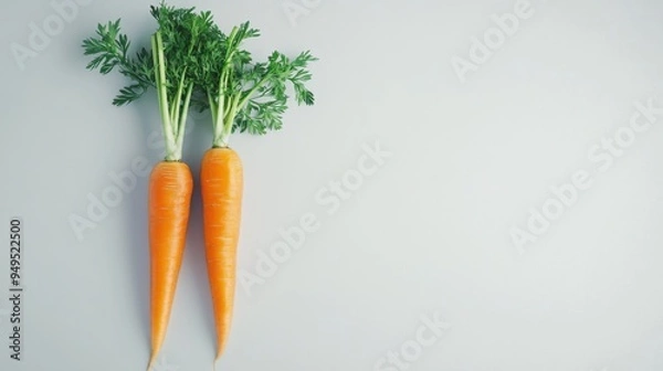 Fototapeta Carrot on a white background