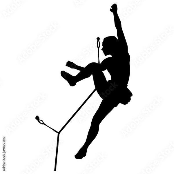 Obraz Climb in black