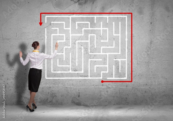 Fototapeta Finding solution