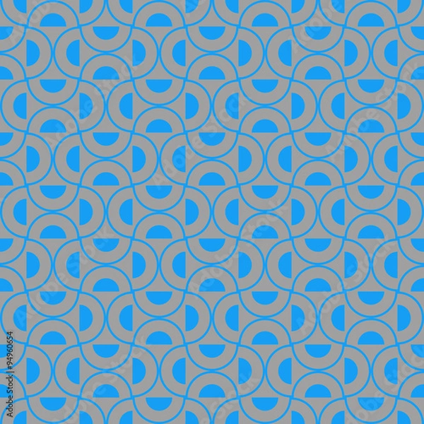 Obraz seamless half circle pattern