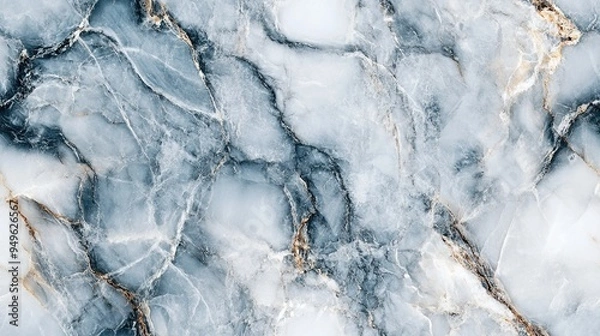 Fototapeta Elegant light marble close-up: vibrant colors and intricate textures blend seamlessly, capturing the essence of luxury and sophistication for a stunning desktop backdrop