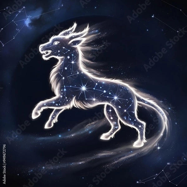 Fototapeta Cosmic Constellation Mythical Creature
