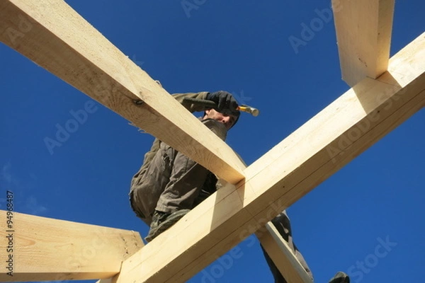 Obraz Строительство нового дома