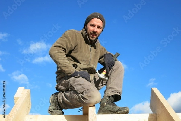 Obraz Строительство нового дома