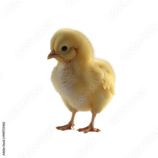 Fototapeta A Tiny Chick Standing Alone