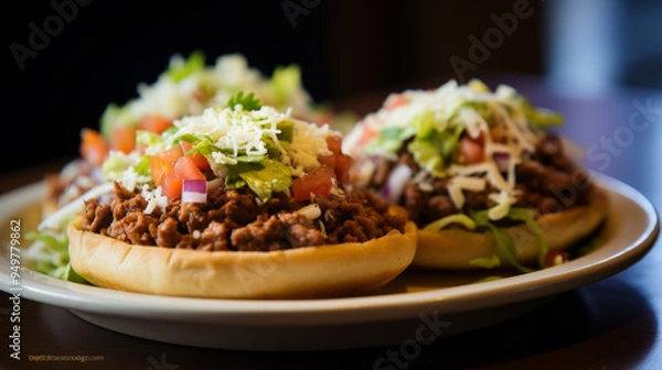 Obraz Sopes Thick Mexican Food
