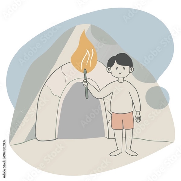 Obraz a boy and fair design.