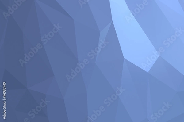 Obraz Blue Polygon Background