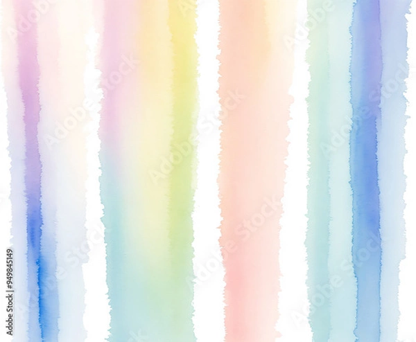 Fototapeta watercolor Colorful Paint Brush Background Wallpaper Graphics, Generative AI