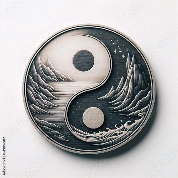Obraz yin yang symbol