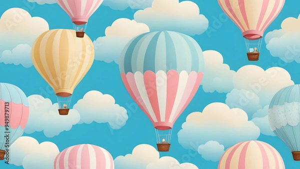 Fototapeta hot air balloons