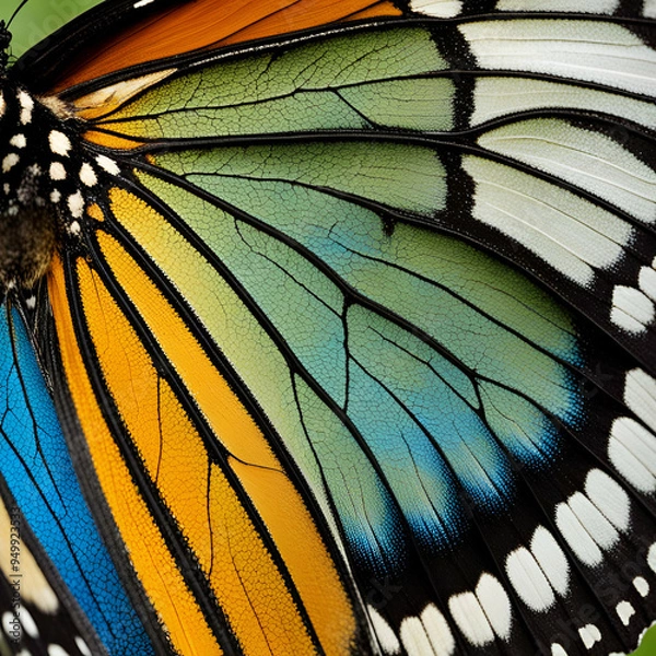 Obraz butterfly on leaf