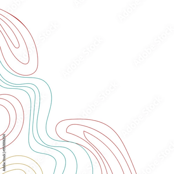 Obraz Abstract Decorative Line Corner