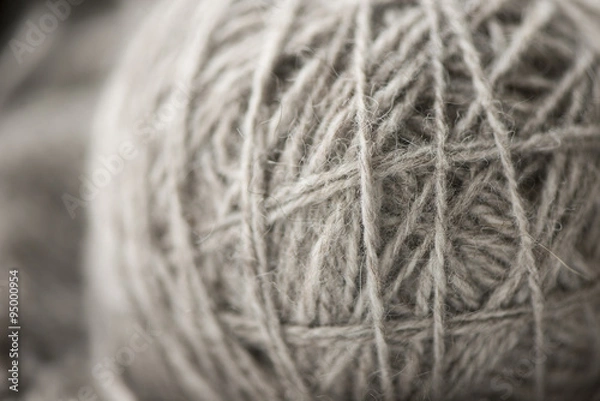 Obraz Close-up of ball of yarn